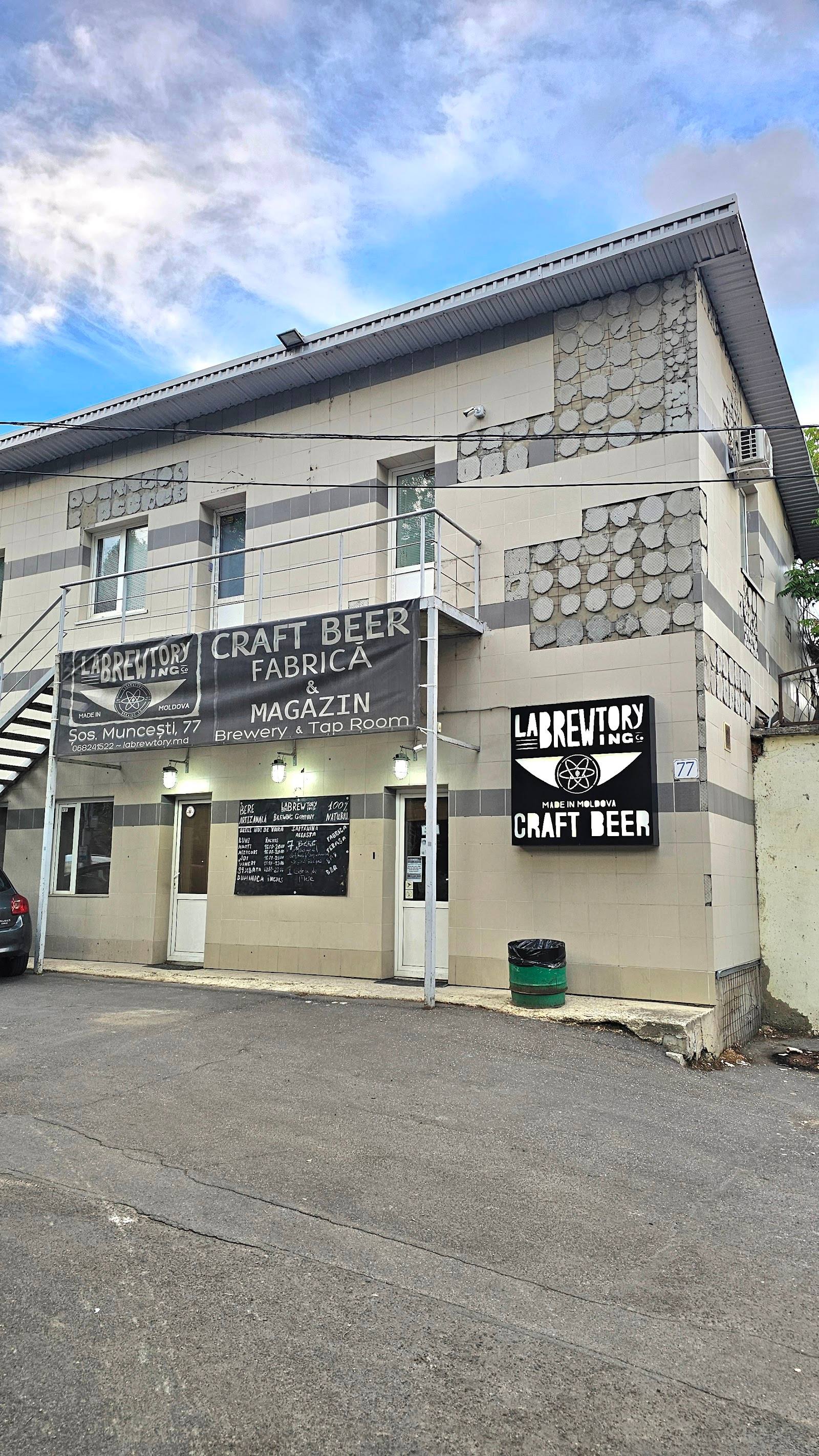 Barrel Theory craft beer bar and shop storefront in Moldova